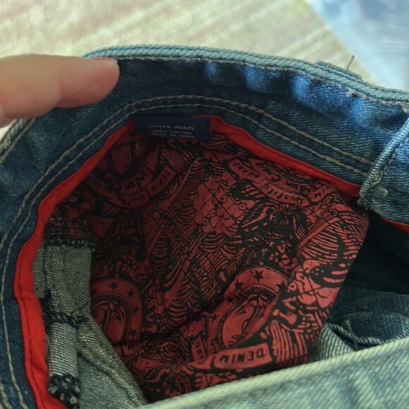 Jordan Craig slim straight cotton distressed jeans 32x32 NEW - Picture 10 of 11